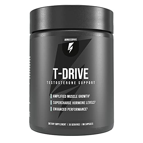 InnoSupps : T-Drive | Testosterone Booster | Amplify Muscle Growth | KSM-66 Ashwagand InnoSuppsUS supplements