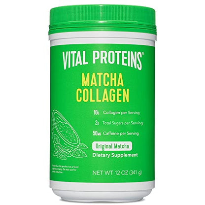 Vital Proteins Matcha Collagen Peptides Powder Supplement, L-theanine & Caffeine, Matcha Green Tea VITAL PROTEINSUS supplements