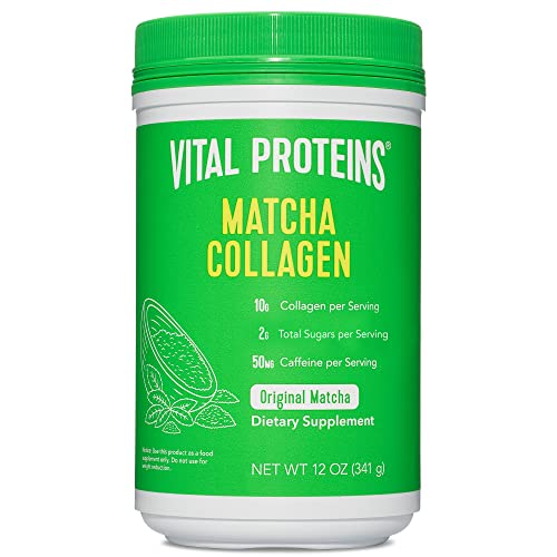 Vital Proteins Matcha Collagen Peptides Powder Supplement, L-theanine & Caffeine, Matcha Green Tea VITAL PROTEINSAu supplements