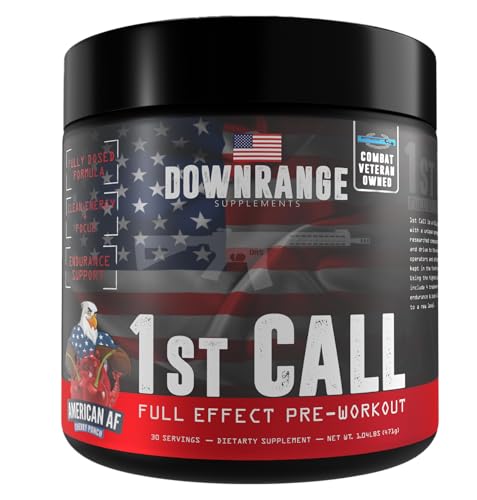 DownRange Supplements 1st Call Pre Workout Powder, Preworkout for Men and Women DownRange SupplementsAu supplements