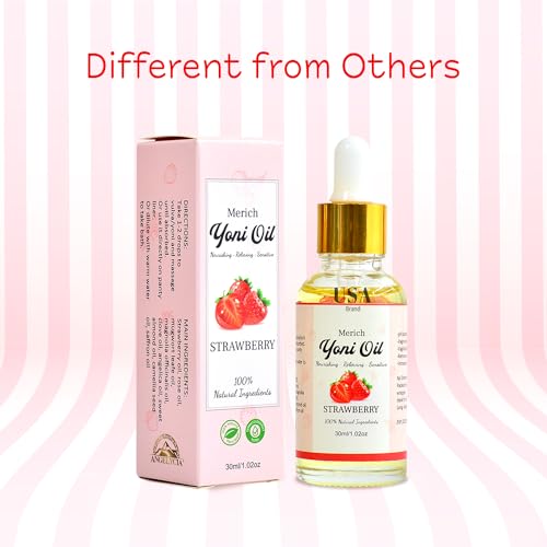 MERICH Natural Yoni Oil | Feminine Yoni Detox Oil | Naturally Scented Vaginal Oil | Restores pH Balance ANGELYCIAAu supplements