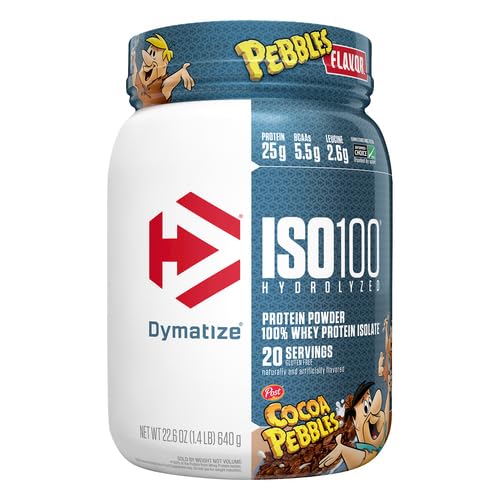 Dymatize ISO100 Hydrolyzed Protein Powder, 100% Whey Isolate Protein, 25g of Protein DymatizeUS supplements