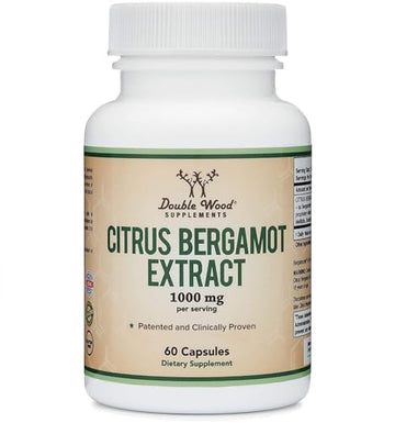 Citrus Bergamot Supplement - Only Patented, Clinically Proven Bergamot Extract - 1,000mg Double Wood SupplementsUS supplements