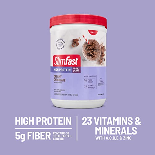 SlimFast High Protein Meal Replacement Shake Powder, 12 Servings (Pack of 2) , Advanced SlimFastUS supplements