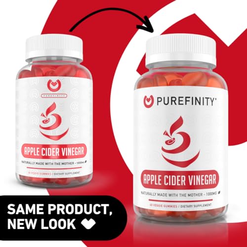 PUREFINITY Apple Cider Vinegar Gummies – Raw, Natural, Unfiltered ACV from The Mother PUREFINITYUS supplements