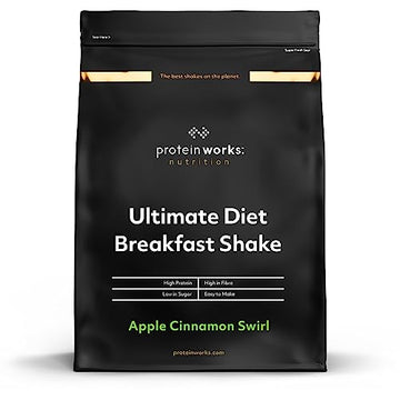 Protein Works - Ultimate Diet Breakfast Shake | Low Calorie Breakfast Shake | Low Sugar High Protein Breakfast Protein WorksAu supplements