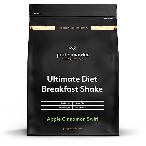 Protein Works - Ultimate Diet Breakfast Shake | Low Calorie Breakfast Shake | Low Sugar High Protein Breakfast Protein WorksAu supplements