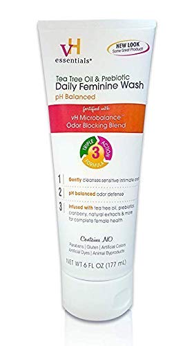 vH essentials Intimate Feminine Wash - pH Balanced with Tea Tree Oil, Cranberry, Prebiotics, Lavender vH essentialsAu supplements