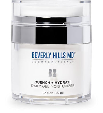 Beverly Hills MD Quench + Hydrate Daily Gel Moisturizer- Visibly Smooth, Plump, Hydrate Face & Neck for Wrinkles, Sagging- Skin Smoothing & Re-Energizing- Visibly Reduce Signs of Aging w/Niacinamide Beverly Hills MDAu supplements