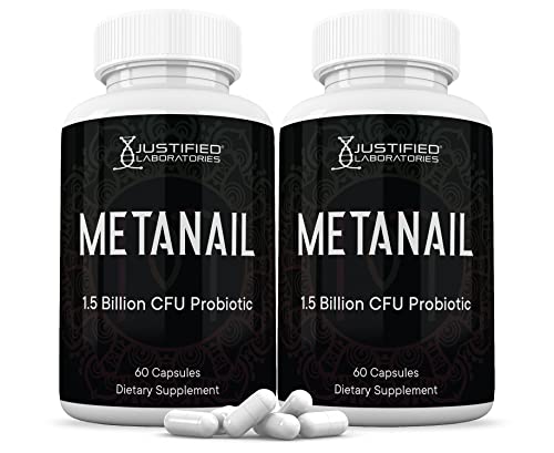 Justified Laboratories (2 Pack) Metanail 1.5 Billion CFU Probiotic Nail Support 120 Capsules Justified LaboratoriesUS supplements