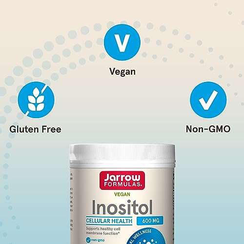 Jarrow Formulas Inositol 600 mg, Dietary Supplement for Cellular Health Support, 8 oz Jarrow FormulasUS supplements
