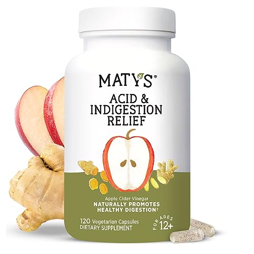 Matys Acid & Indigestion Relief Capsules, Safe Antacid Alternative for Occasional Acid MatysAu supplements