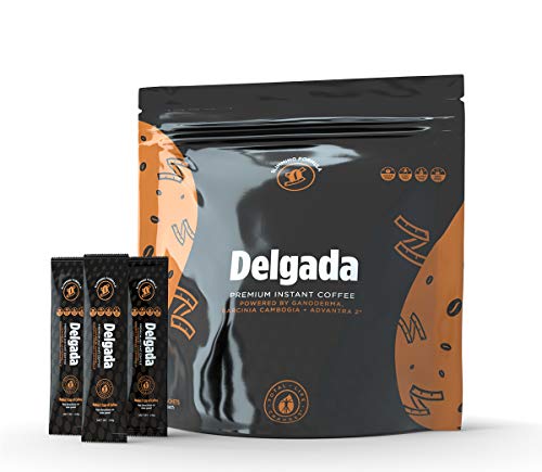 Total Life Changes Delgada Coffee Infused with Ganoderma Lucidum mushroom, 28 sachet Total Life ChangesUS supplements