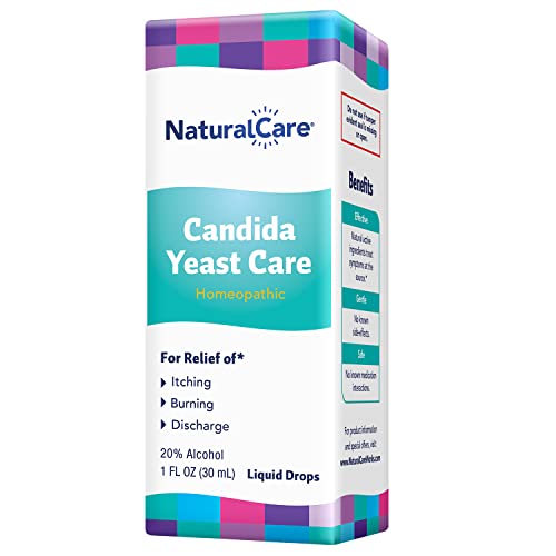 NaturalCare Candida Yeast Care Drops, Homeopathic Treatment Temporarily Relieves Symptoms Natra-BioAu supplements