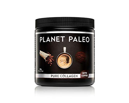 Planet Paleo Pure Collagen Keto Coffee with MCT Powder Planet PaleoUS supplements