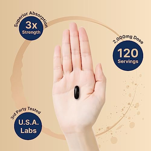 Antarctic Krill Oil 2000mg Supplement, 240 Softgels, 3X Strength Natural Source of Omega NatureBellUS supplements
