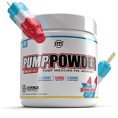 MAN Sports Pump Powder Blue Bombsicle - Stimulant Free Pre Workout Drink MAN SportsUS supplements