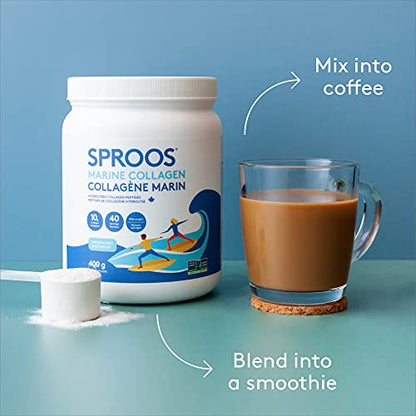 SPROOS - Marine Collagen - Beverage Powder - Hydrolised Collagen Peptides SPROOSUS supplements
