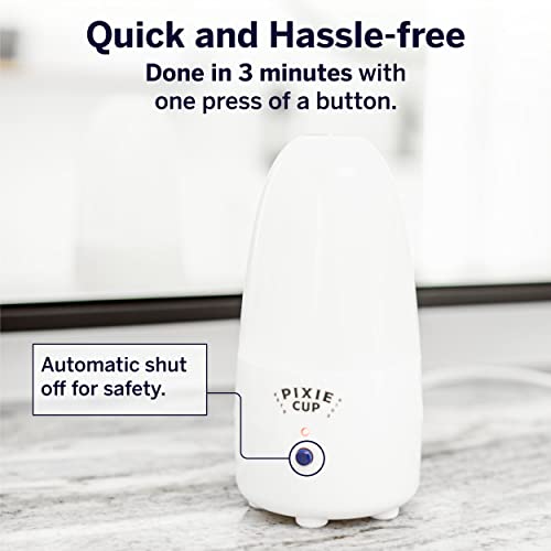 Pixie Menstrual Cup & Disc Steamer Sterilizer - Ranked 1 for The Best Steamer - Kills 99.9% of Germs Pixie CupAu supplements