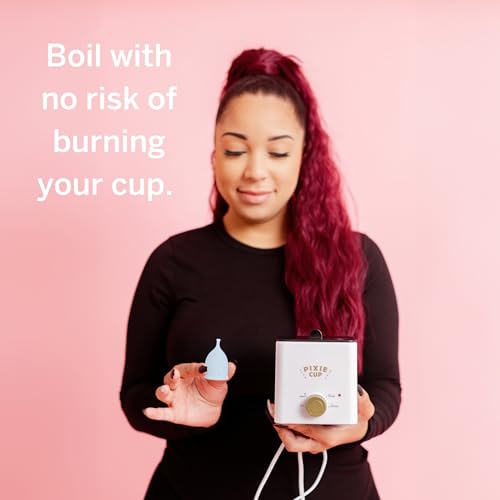 Pixie Menstrual Cup & Disc Boiler Sterilizer - Easily Submerge & Clean Your Period Cup in Boiling Water Pixie CupAu supplements