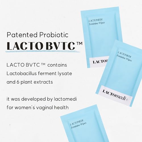 LACTOMEDI Feminine Wipes | Unscented Feminine Wipes | Individually Wrapped | pH-Balanced Feminine LACTOMEDIAu supplements