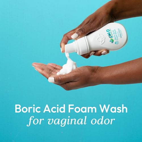pH-D Feminine Health - Boric Acid Foam Wash - pH-Balanced, Paraben-Free, and Plant-based pH-D Feminine Health SupportAu supplements