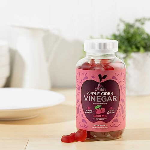 Vegan Apple Cider Vinegar Gummies | Max Strength 1000mg | Gelatin-Free, Vegan, Non-GMO Nature's NutritionUS supplements