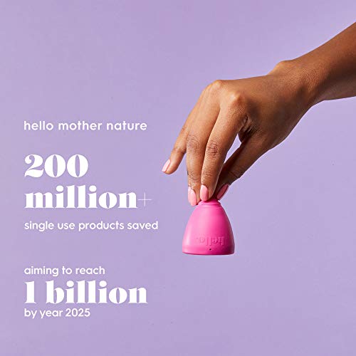 The Hello Cup Extra Small Menstrual Cup, BPA Free, Reusable, Hypoallergenic, Recyclable THE HELLO CUPAu supplements