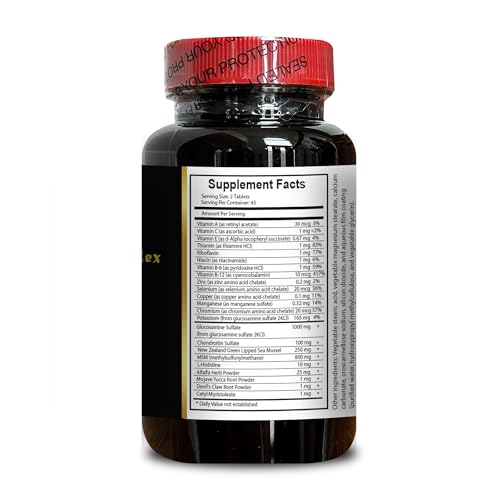 Joint Matrix PRO Natural Complex - Joint Support Supplement for Women, Support Joint Function and Mobility - 1 Bottle 90 Tablets OLANTA TRADE SOLUTIONAu supplements