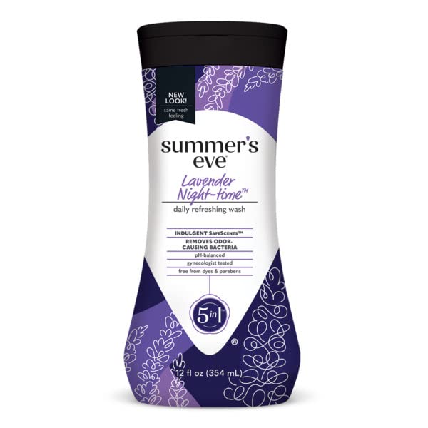 Summer's Eve Night-Time Cleansing Wash, Lavender, 12 Fl Oz (Pack of 3) Summer's EveAu supplements