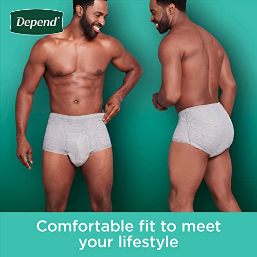 Depend Fresh Protection Adult Incontinence Underwear for Men DependUS supplements