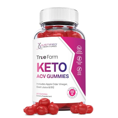 Justified Laboratories True Form Keto ACV Gummies 1000MG Vegan Non GMO Justified LaboratoriesAu supplements