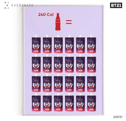 EVERYDAZE BT21 Essential C’s Collagen + Vitamin C Konjac Jelly | Vegan, 10 Calories E EVERYDAZEUS supplements