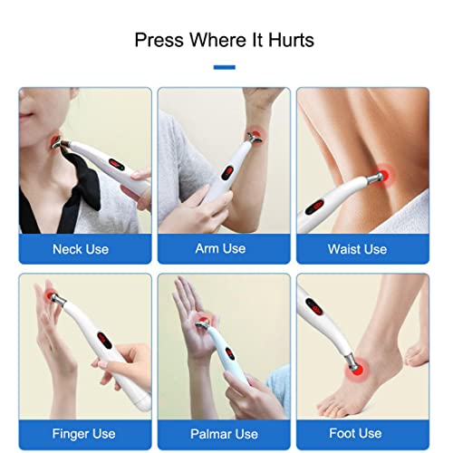 koouood Acupuncture Pen, 5-in-1 Pulse Massage Pen, USB Rechargeable Electronic Acupuncture Pen koouoodAu supplements
