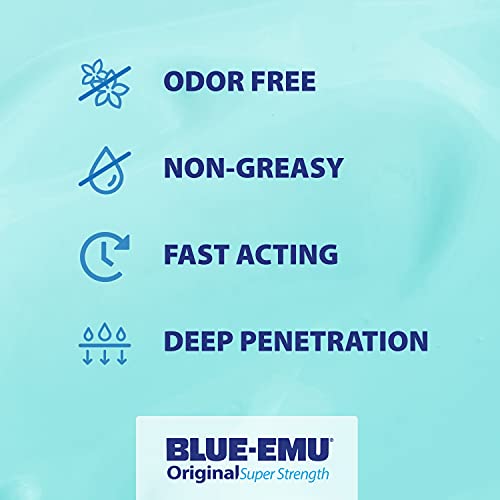 Blue-Emu Original Super Strength Cream, Soothing Muscle & Joint Support, 4 Oz BLUE-EMUAu supplements