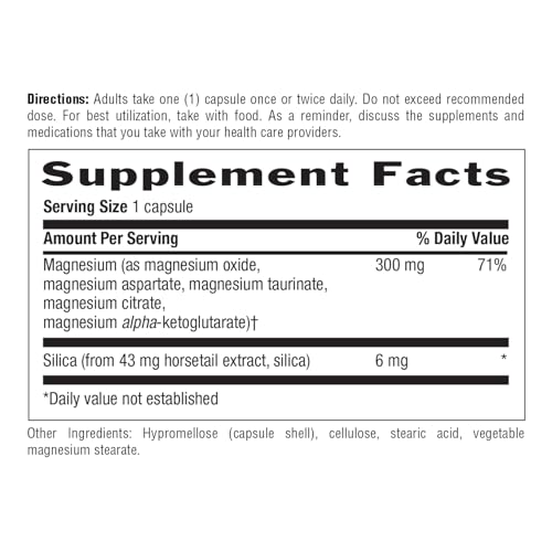 Target-Mins Magnesium with Silica 300 mg 120 Vegetarian Capsules Country LifeAu supplements