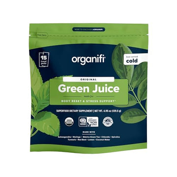 Organifi: GO Packs - Green Juice - Organic Superfood Supplement Powder - 15 Servings OrganifiUS supplements