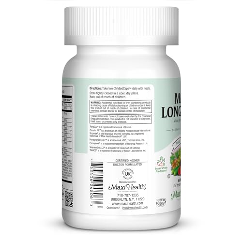 Mens Multivitamin 50 Plus – Daily Multivitamin for Men Over 50 with Vitamin B12, A, D, C, Zinc, Magnesium & More – Energy, Immune & Heart Support Mens Multi Vitamins - Non-GMO – 60 Capsules Maxi HealthAu supplements
