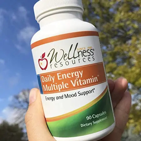 Wellness Resources Daily Energy Multiple Vitamin - 90 Capsules - Methylated Daily MTHFR Multivitamin Without Iron Wellness ResourcesAu supplements