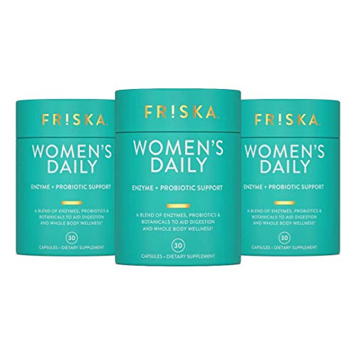 FRISKA Women’s Daily Digestive Enzyme and Probiotics Supplement, Advanced FR!SKAAu supplements