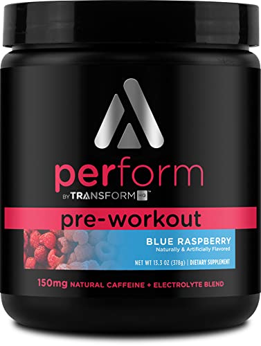 TransformHQ Pre-Workout 28 Servings - Perform - Gluten Free, Non-GMO (Blue Raspberry) TransformHQUS supplements