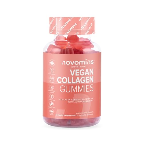 Vegan Collagen Gummies – Advanced Superfood Blend – Vegan Collagen Alternative for Women and Men – Infused with Vitamin C novominsUS supplements