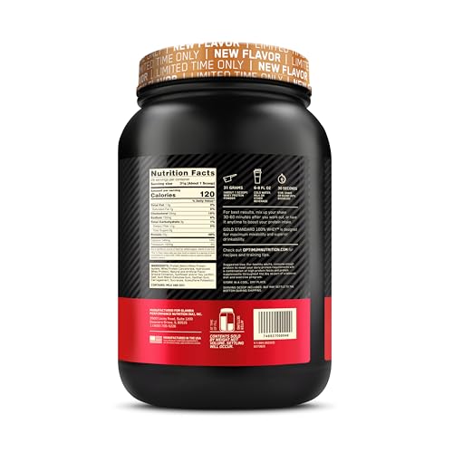 Optimum Nutrition Gold Standard 100% Whey Protein Powder, Cinnamon Roll, 2 Pound Optimum NutritionUS supplements
