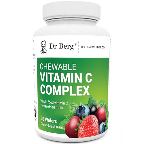 Dr. Berg's Vitamin C Complex Whole Food (60 Chewable) 100% Natural Vitamin C from Dr. Berg NutritionalsUS supplements