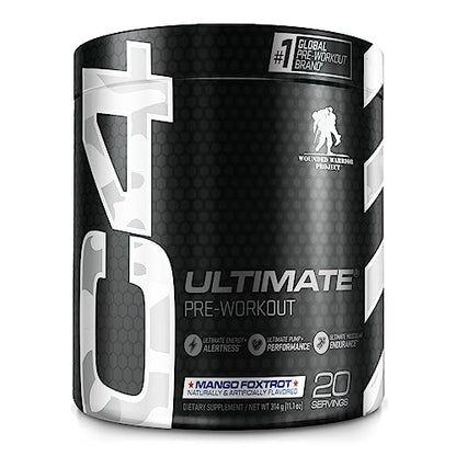 Cellucor C4 Ultimate x WWP Pre Workout Powder Mango Foxtrot - Sugar Free Preworkou CellucorUS supplements