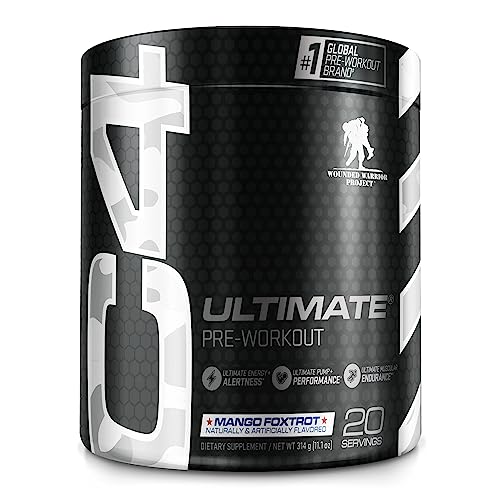 Cellucor C4 Ultimate x WWP Pre Workout Powder Mango Foxtrot - Sugar Free Preworkou CellucorAu supplements