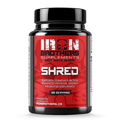 Shred for Men & Women | Strong Appetite Suppressant for Weight Loss Management Iron Brothers SupplementsUS supplements