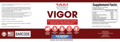 Leviathan Wellness Vigor - Stimulant Free, Nitric Oxide Boosting Pre-Workout Powder Leviathan WellnessUS supplements