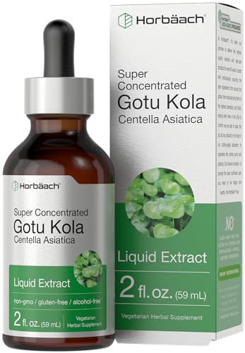 Gotu Kola Extract | 2 fl oz | Alcohol Free | Super Concentrated Liquid Herb Supplement HorbäachAu supplements
