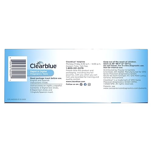 Clearblue Pregnancy Test Combo Pack, 10ct - Digital with Smart Countdown & Rapid ClearblueUS supplements